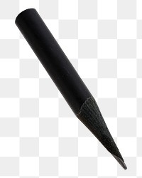 PNG Black wooden pencil  transparent background