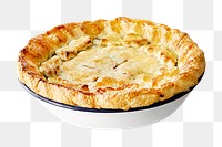 Cherry pie png, transparent background