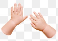 PNG baby hand    transparent background