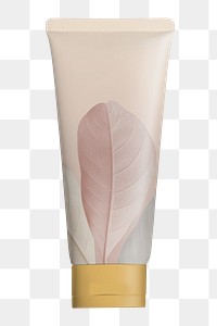 Cosmetic tube png skincare product, transparent background