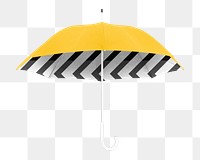 PNG Yellow umbrella transparent background