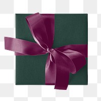 Luxury gift packaging png element, transparent background