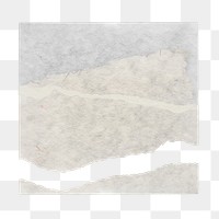 Torn note png paper, aesthetic stationery on transparent background