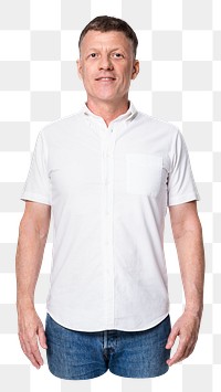 Png white polo shirt, menswear, transparent background