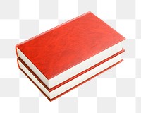 Png book, isolated object, transparent background