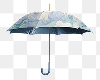 Blue umbrella png transparent background