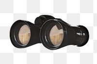 Png binoculars, isolated object, transparent background