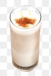 White coffee png, transparent background