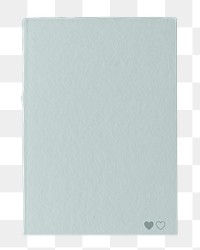 PNG Blue paper stationery transparent background