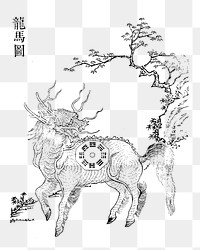This is a vectorization of an illustration from the Chinese encyclopedia Gujin Tushu Jicheng, section "Animal Kingdom". Please consider vectorizing the original picture manually and upload to replace this file.