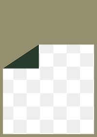 Green rectangle png frame, transparent background