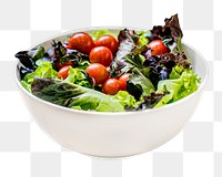 Salad png collage element, transparent background