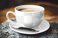 Coffee cup png mockup, transparent design