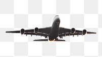 Png commercial airplane element, transparent background