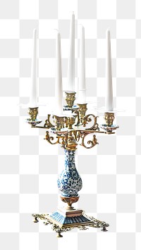 PNG Candelabra, collage element, transparent background