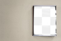 Advertisement sign png mockup, transparent design