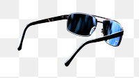 Sunglasses png collage element, transparent background