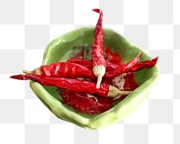 PNG Red chili, collage element, transparent background