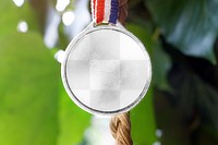 Medal png mockup, transparent design