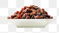 Raisin png collage element, transparent background