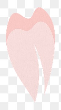 Pink petal png on transparent background