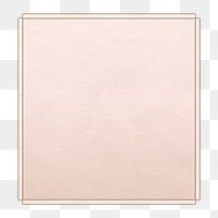 Pink square png shape on transparent background