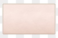 Pink rectangle png shape on transparent background