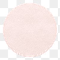 Pink circle png on transparent background