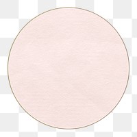 Pink circle png on transparent background