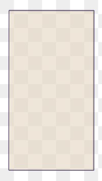 Beige frame png, transparent background