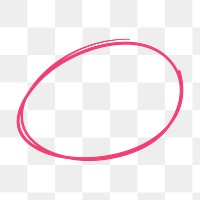 PNG pink circle, speech bubble transparent background