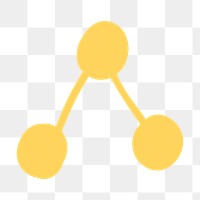 PNG connecting dots, network transparent background