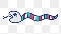 PNG doodle snake, animal transparent background