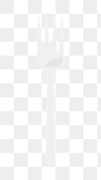 PNG silverware fork, utensil transparent background