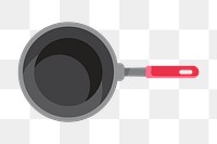 PNG black pan, cooking transparent background