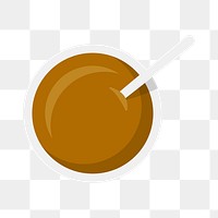 PNG brown gravy, sauce transparent background