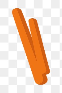 PNG cute baby carrot transparent background