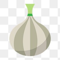 PNG cute garlic, cooking & vegetable transparent background