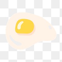 PNG fried egg, breakfast transparent background