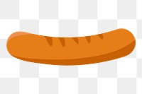 PNG sausage, cartoon food barbecue transparent background