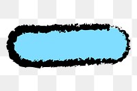 PNG blue dash line element transparent background
