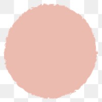 PNG pink circle badge, design element transparent background