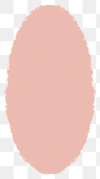 PNG pink oval badge design element transparent background