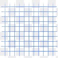 PNG blue grid pattern element transparent background