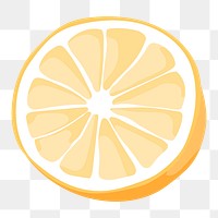 Lemon slice PNG citrus transparent background