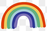 PNG cute rainbow  illustration transparent background