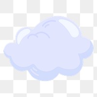 PNG purple cloud transparent background