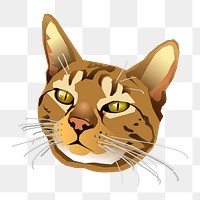 PNG Ulysse cat, from Inside Llewyn Davis movie illustration, transparent background