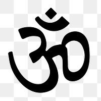 PNG Aum Hindu symbol, clipart, transparent background