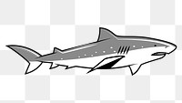 PNG Shark grey color, clipart, transparent background